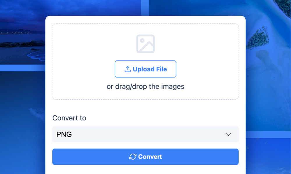 Drag and Drop Image Converter